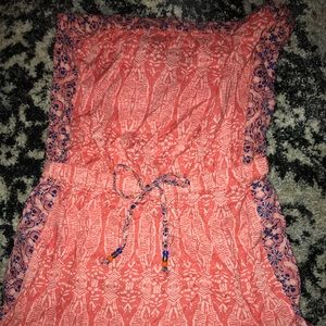 Strapless NWOT romper